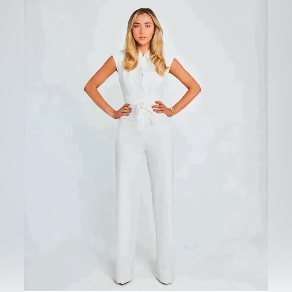 NEW White Wide Leg Jumpsuit